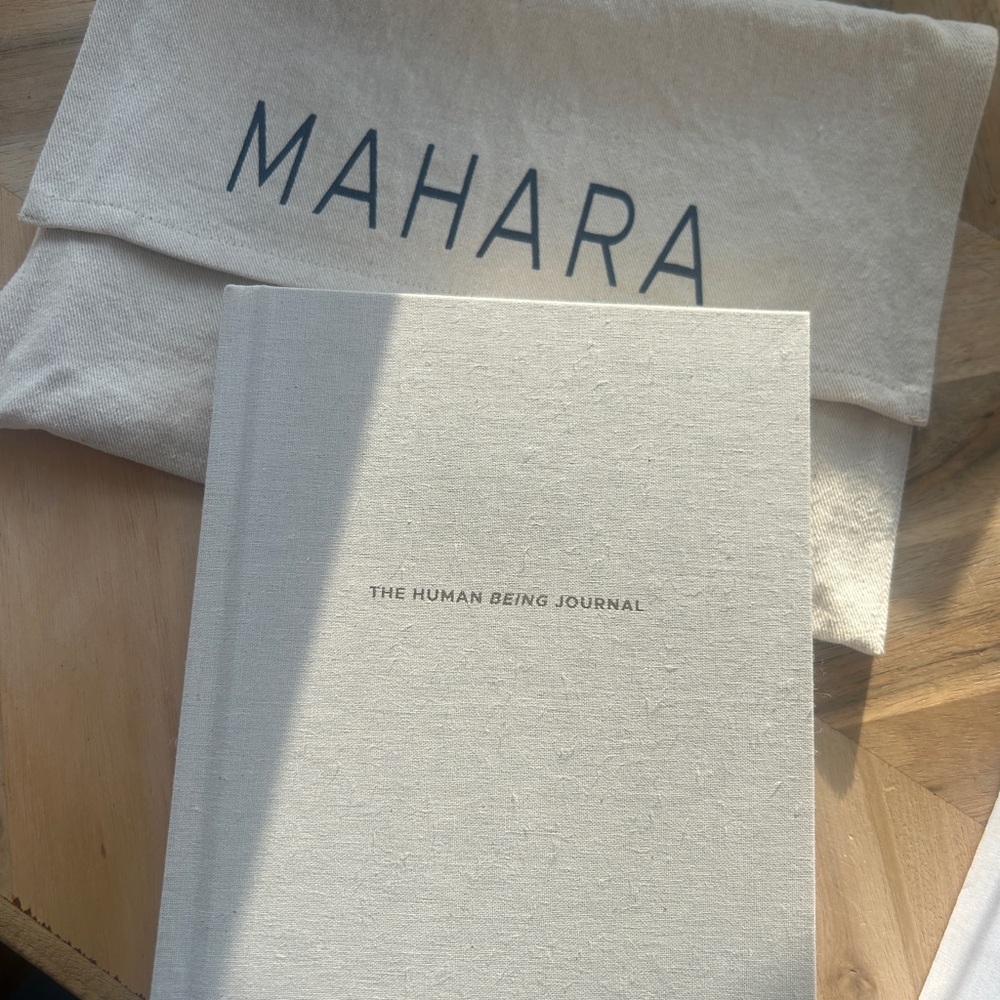 Mahara “The Human Being” Guided Journal — Brand New / Unused - Linen Journal